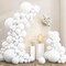 White Latex Balloon Garland Arch Kit 135pcs Party Decorations